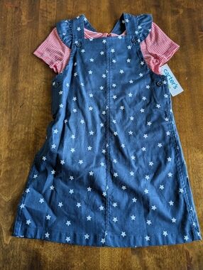 Carter's Toddler Girl Red White & Blue Dress/ Nwt/ 5T Girl